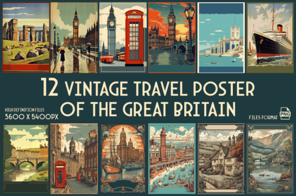 Download Vintage Travel Posters of the G. Britain - Poster Collection