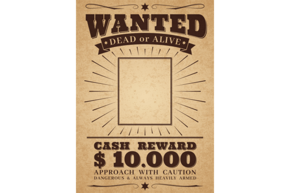 Download Wanted Vintage Western Poster. Dead or a - Poster Collection